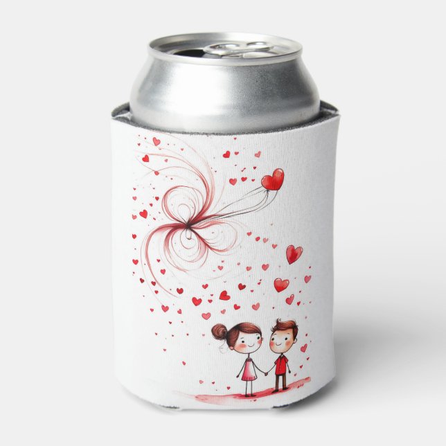 Enfriador De Latas El día de San Valentín 2025 (Lata Anverso)