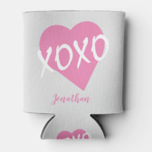 El día de San Valentín Besos de Corazón Rosa Abraz