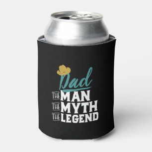 Enfriador De Latas El Día del Padre Vintage de la leyenda del mito d