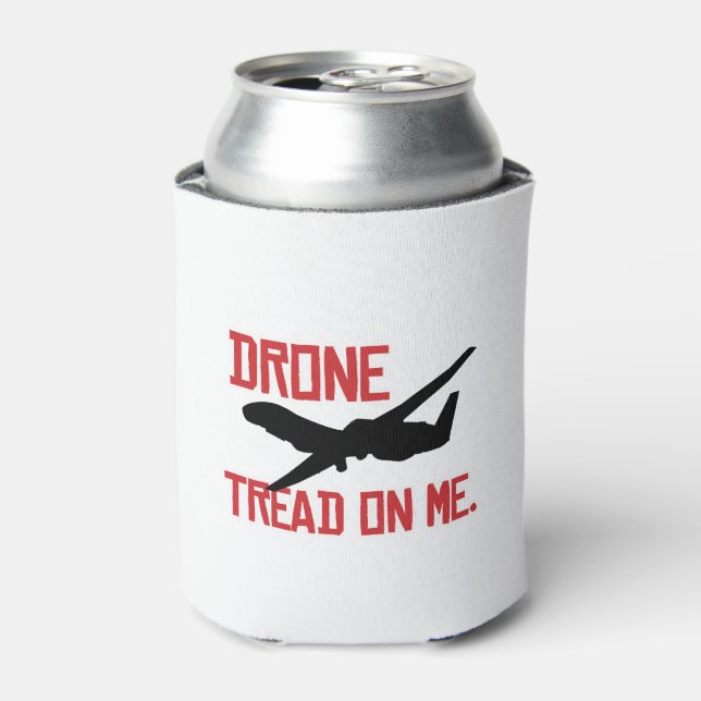 Enfriador De Latas El drone me pisa (Lata Anverso)