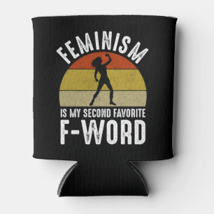 Enfriador De Latas El feminismo es mi segunda palabra favorita
