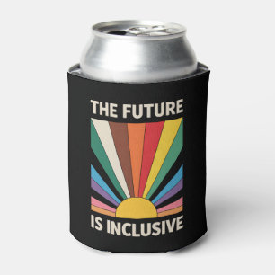Enfriador De Latas El Futuro Es Inclusivo Orgullo LGBTQ Aliado Arcoír