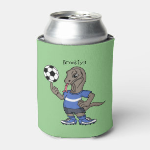 Enfriador De Latas El gracioso personalizado de fútbol del dragón Kom