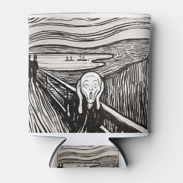 Enfriador De Latas El grito Edvard Munch (Anverso)