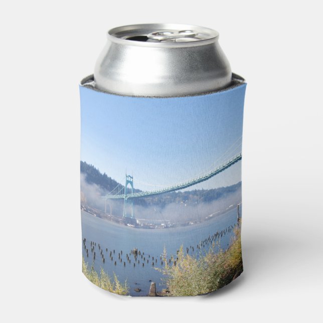 Enfriador De Latas El hermoso puente St. Johns (Lata Anverso)