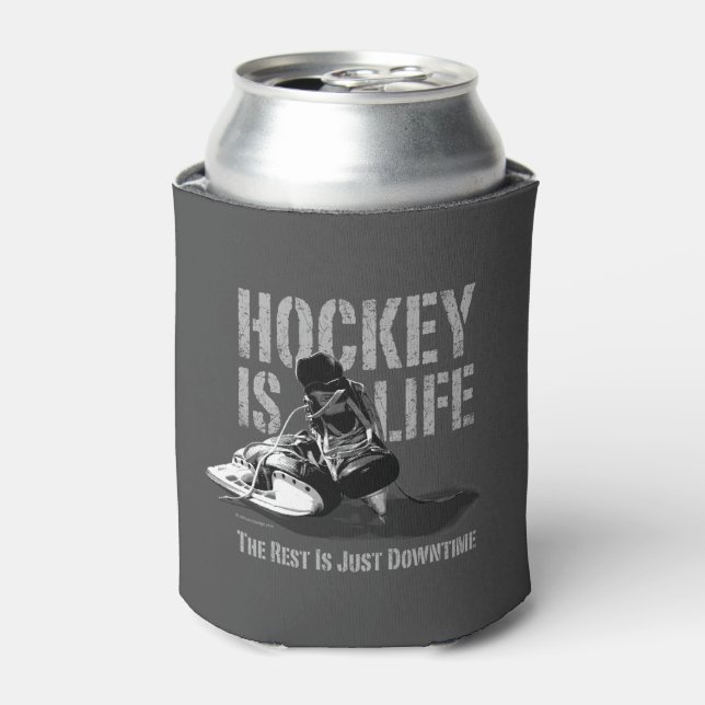 Enfriador De Latas El hockey es vida (Lata Anverso)