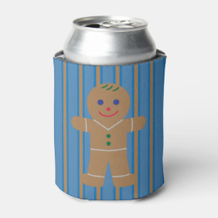 Enfriador De Latas El hombre divertido y divertido del pan de jengibr