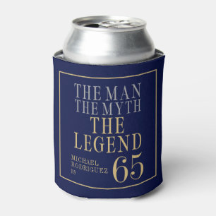 Enfriador De Latas El Hombre El Mito La Leyenda Cumpleaños 65