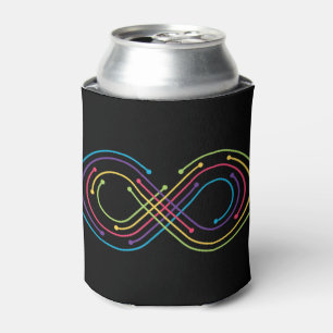 Enfriador De Latas El infinito arcoiris puede simbolizar cualquier co