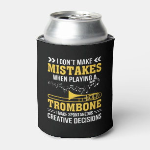 Enfriador De Latas El jugador de Trombone hace creativo espontáneo