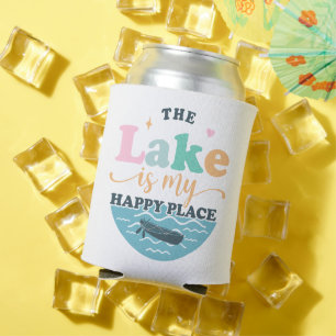 Enfriador De Latas El lago es mi lugar feliz