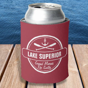 Enfriador De Latas El lago Superior, ciudad de encargo, nombre,