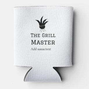 Enfriador De Latas El maestro de la parrilla agregue el nombre de la