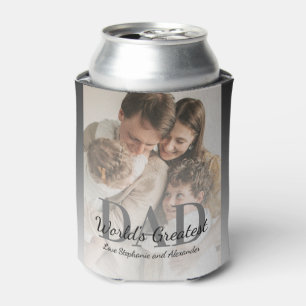 Enfriador De Latas El mayor papá del mundo en el Día del Padre con fo