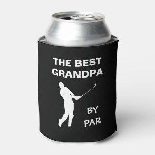 Enfriador De Latas El Mejor Abuelo De Par Golf Abuelo Golfer Pun