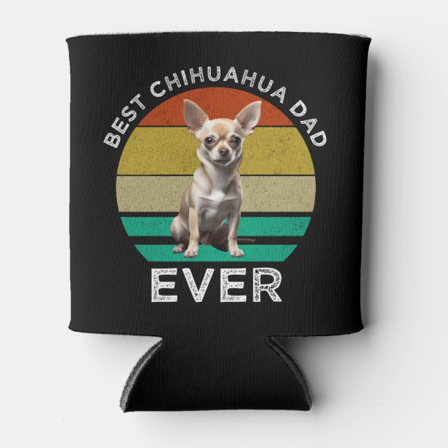 Enfriador De Latas El mejor papá de Chihuahua (Anverso)