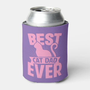 Enfriador De Latas El mejor papá del gato de la historia - Silhouette