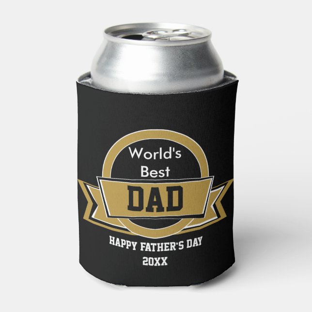 Enfriador De Latas El mejor papá del mundo (Lata Anverso)