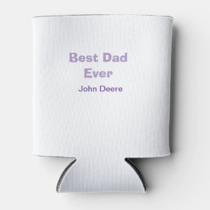 Enfriador De Latas El mejor papá del mundo feliz día del padre nombre