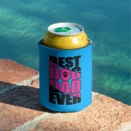 Enfriador De Latas El Mejor Papá Perro del Mundo Nevera de Lata