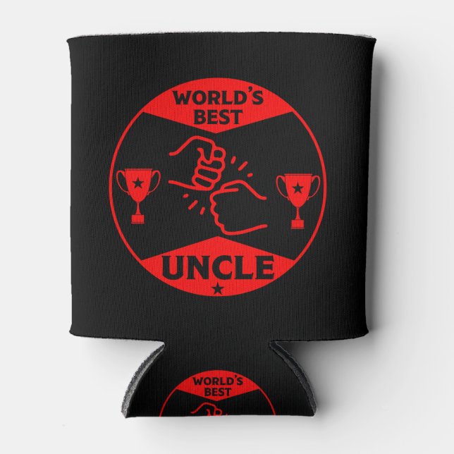 Enfriador De Latas El mejor tío del mundo (Anverso)