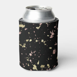 Enfriador De Latas El oro mate y el oro Rosa caen en negro