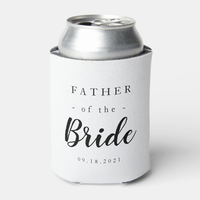 Enfriador De Latas El padre clásico de la novia (Lata Anverso)