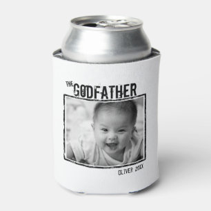 Enfriador De Latas El padrino Foto y nombre personalizados
