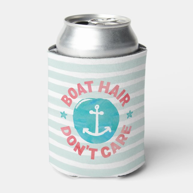 Enfriador De Latas "El pelo del barco no importa" (personalizado) (Lata Anverso)