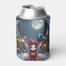 Enfriador De Latas El pequeño mensajero de Navidad.