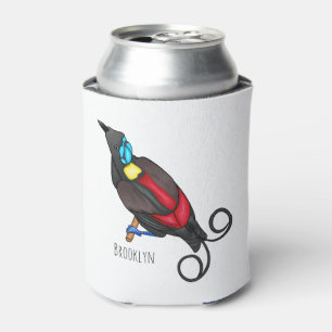 Enfriador De Latas El personalizado de aves del paraíso de Wilson