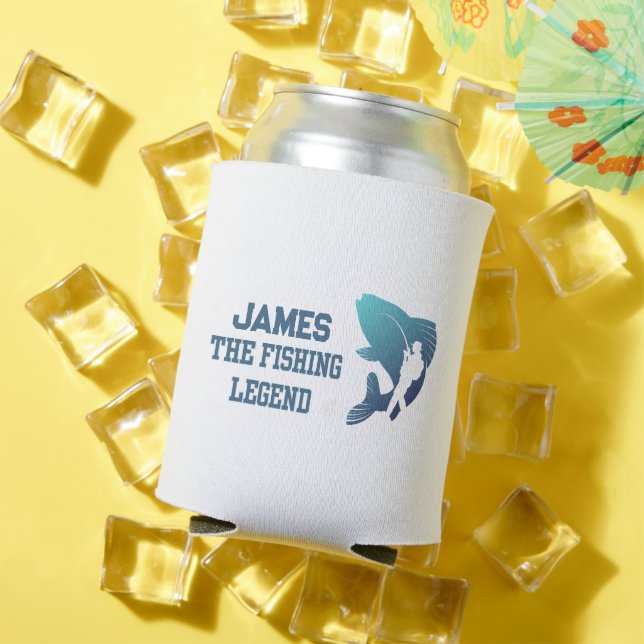 Enfriador De Latas El Personalizado de la leyenda pesquera (Verano in situ)