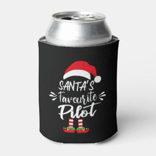 Enfriador De Latas el piloto favorito de santa - un regalo para navid