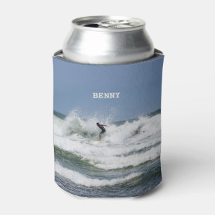 Enfriador De Latas El practicar surf (personalizable)