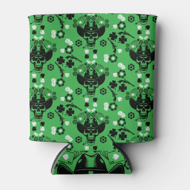 Enfriador De Latas El tema del póquer es afortunado (Anverso)