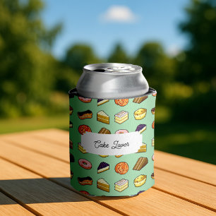 Enfriador De Latas El Tramo de Pasteles Deliciosos Patrón De Pasteles