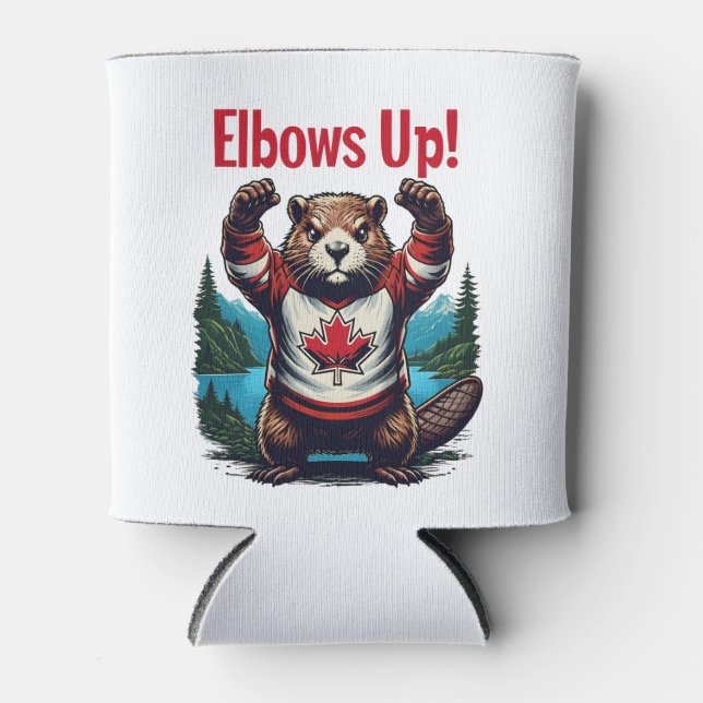 Enfriador De Latas Elbows Up Canada (Anverso)