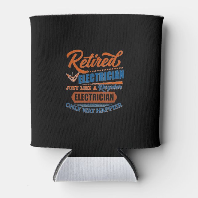Enfriador De Latas Electricista jubilado - Regalo eléctrico (Anverso)