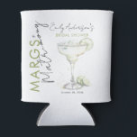 Enfriador De Latas Elegant Modern Margs and Matrimony Bridal Shower<br><div class="desc">Toast to love, laughter, and unforgettable memories with our Margs & Matrimony bridal shower themed can coolers! Expertly designed to capture the essence of celebration, this design pairs the bold, eye-catching word "Margs" with the elegant, handwritten script of "Matrimony" for a perfect blend of fun and sophistication. Whether your guests...</div>