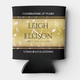 Enfriador De Latas Elegante 27ª celebración del Aniversario del Boda 