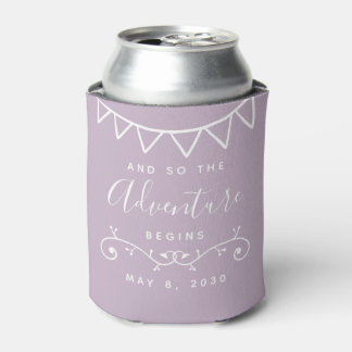 Enfriador De Latas Elegante Boda Minimalista limpio Refrigerador de b