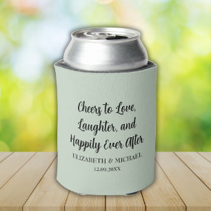 Enfriador De Latas Elegante bodas verdes sabrosas para amar
