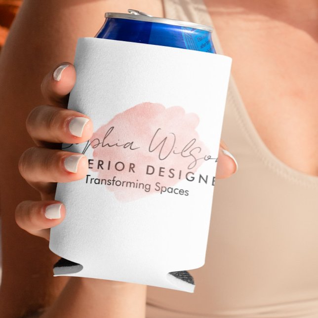 Enfriador De Latas Elegante firma de acuarela profesional de negocios (Subido por el creador)