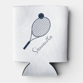 Enfriador De Latas Elegante Guión Jugadores De Tenis Modernos Persona