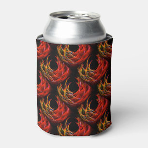 Enfriador De Latas Elegante patrón de arte abstracto boho moderno lin
