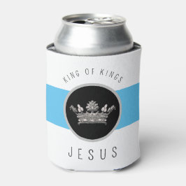 Enfriador De Latas Elegante Rey de Reyes Jesús Corona Cristiano