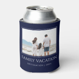 Enfriador De Latas Elegante vacaciones familiares | Foto de viaje fam
