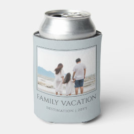 Enfriador De Latas Elegante vacaciones familiares | Foto de viaje fam