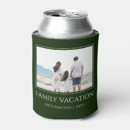Enfriador De Latas Elegante vacaciones familiares | Foto de viaje fam