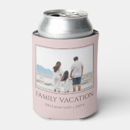 Enfriador De Latas Elegante vacaciones familiares | Foto de viaje fam